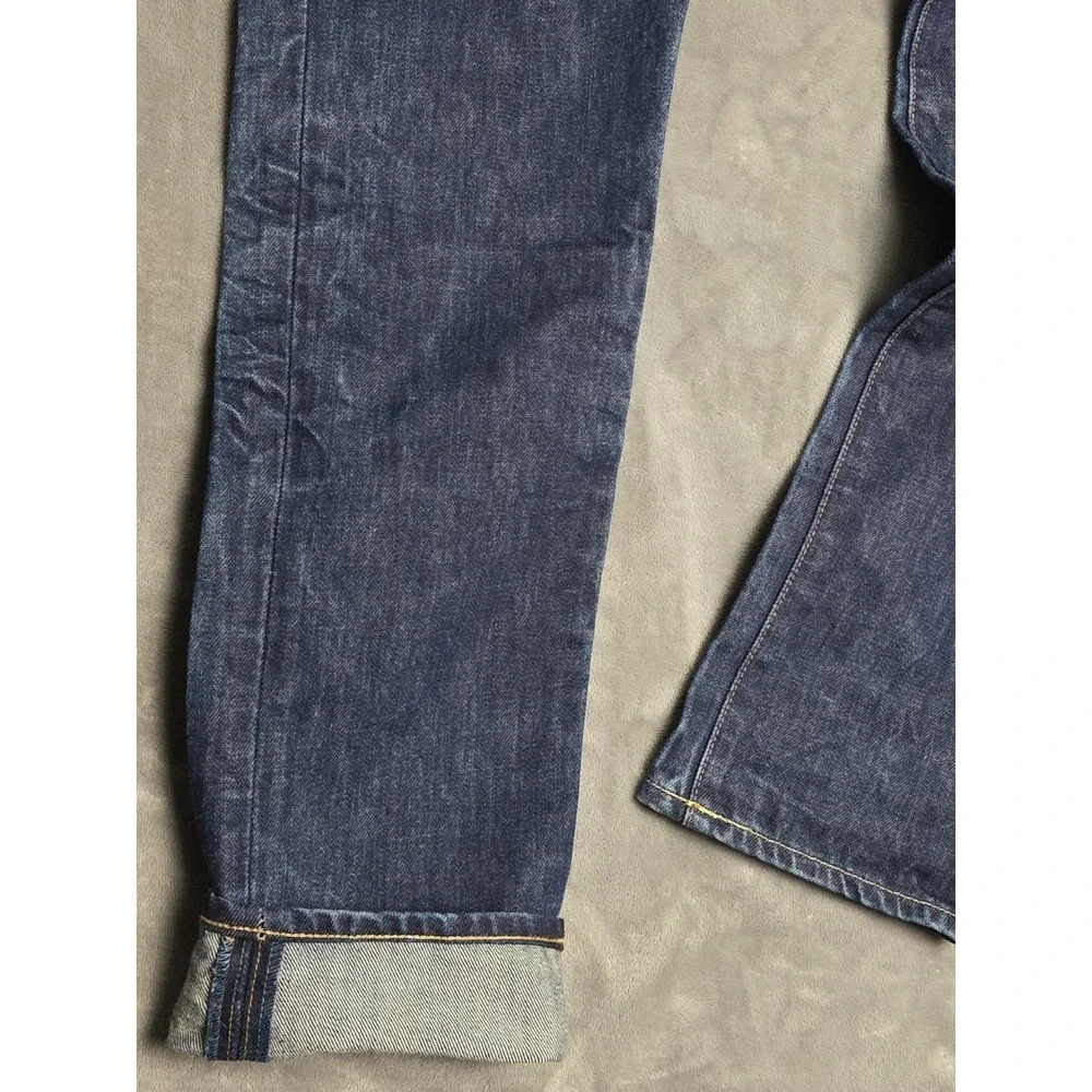 Ralph Lauren 381 slim Fit Jeans 3030 Dark Blue Wash Whiskers RL Pocket...
